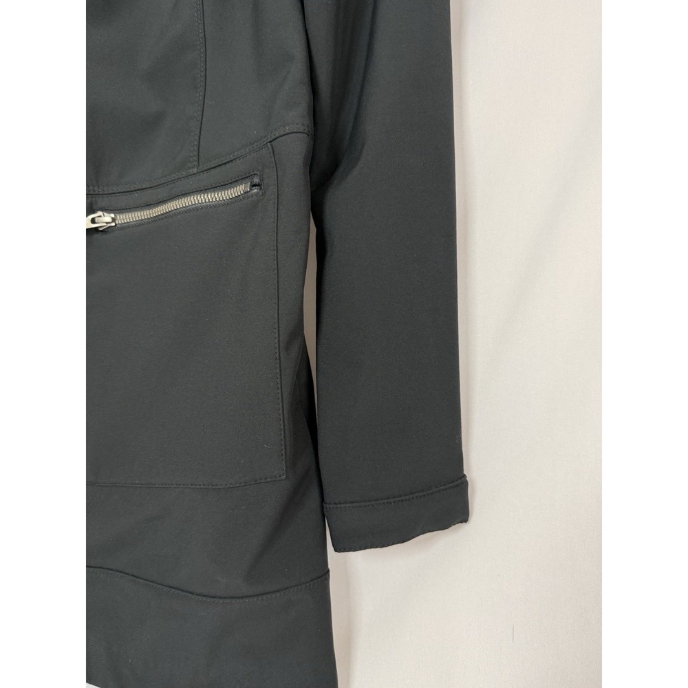 OGIO Intake Trench Black Jacket Womens Small LOG504 Full Zip Lined Cadet Collar - Picture 3 of 8